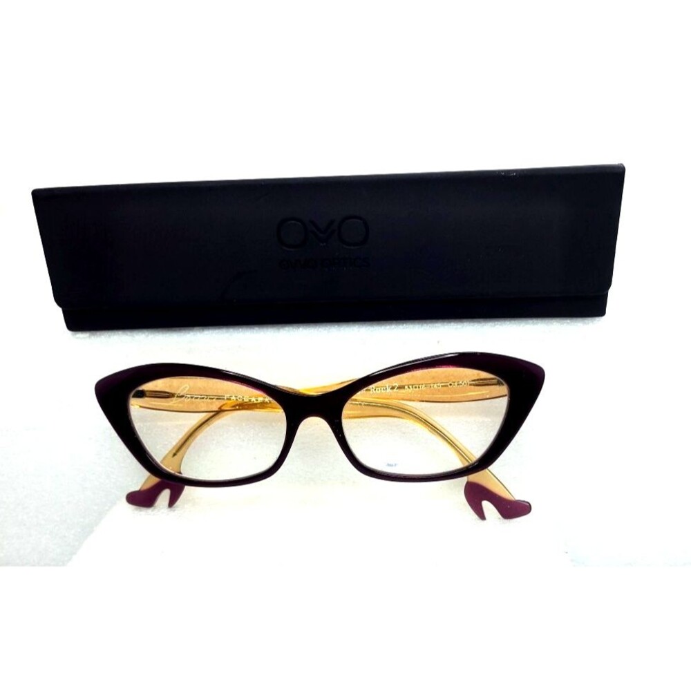 Bocca Paris FaceAFace Rock 2 Eyeglasses Frames Only 53-16-145 hand made n Italy